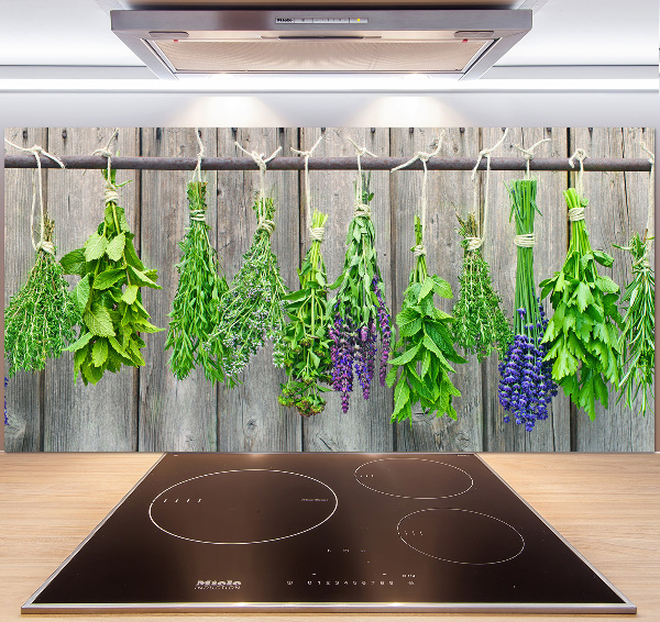 Keuken achterwand Kruiden aan een touwtje
