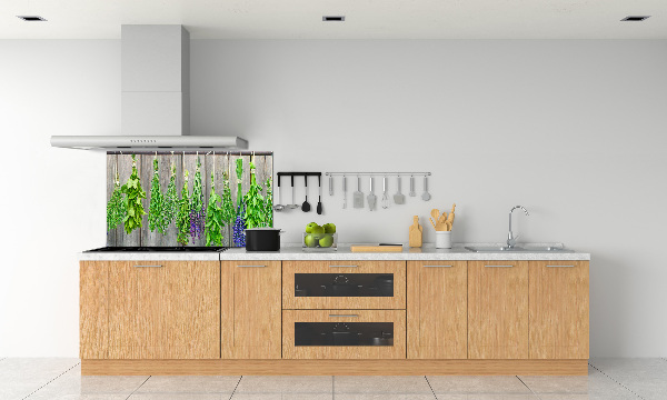 Keuken achterwand Kruiden aan een touwtje