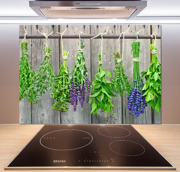 Keuken achterwand Kruiden aan een touwtje