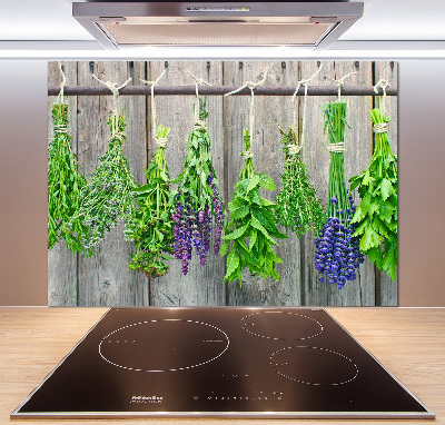 Keuken achterwand Kruiden aan een touwtje