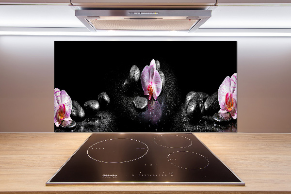 Spatplaat keuken Orchidee