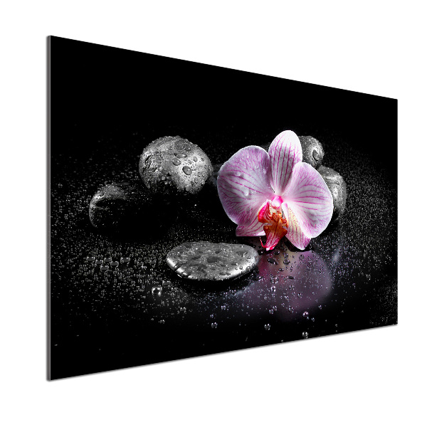 Spatplaat keuken Orchidee