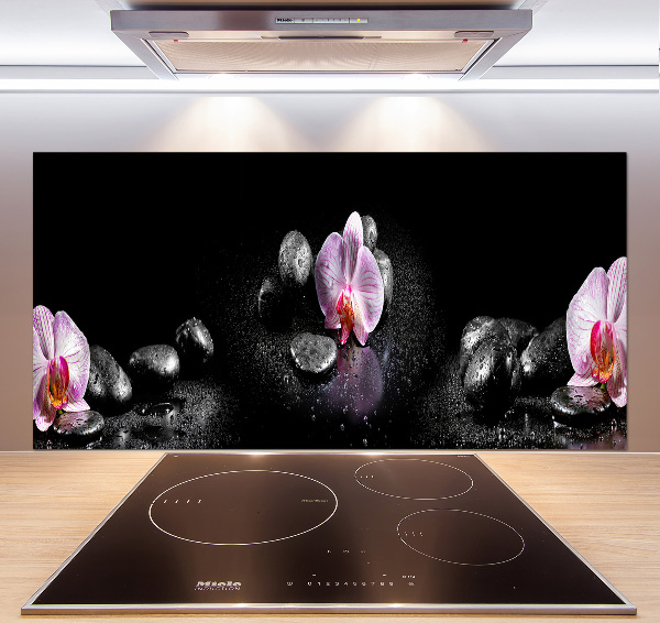 Spatplaat keuken Orchidee