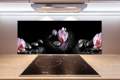 Spatplaat keuken Orchidee