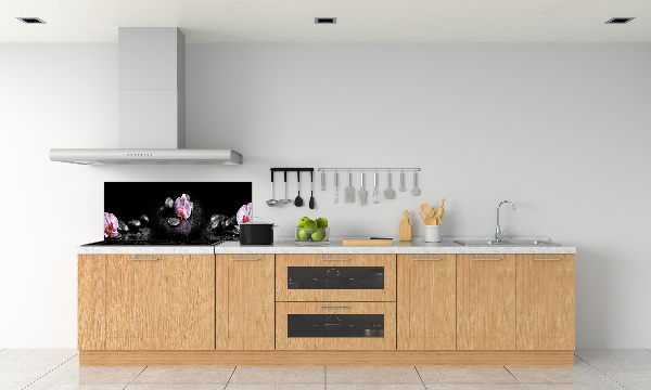 Spatplaat keuken Orchidee