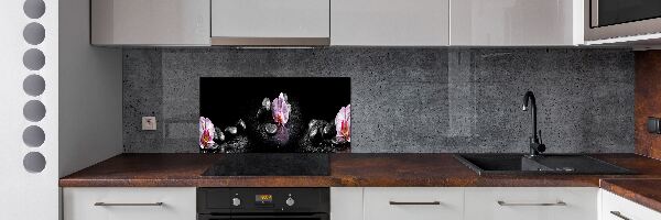 Spatplaat keuken Orchidee