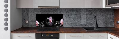 Spatplaat keuken Orchidee
