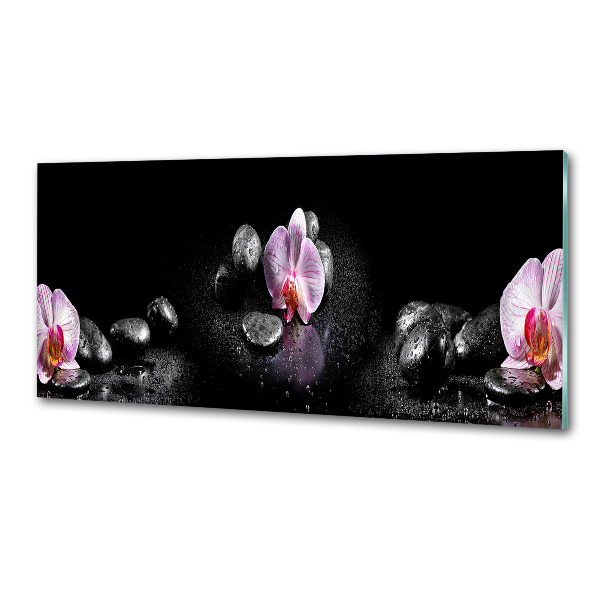 Spatplaat keuken Orchidee