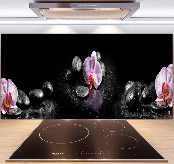 Spatplaat keuken Orchidee