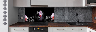 Spatplaat keuken Orchidee