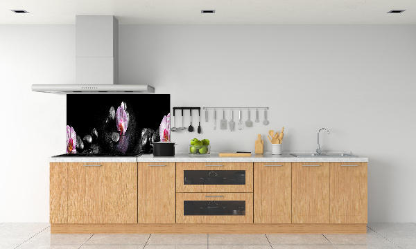 Spatplaat keuken Orchidee