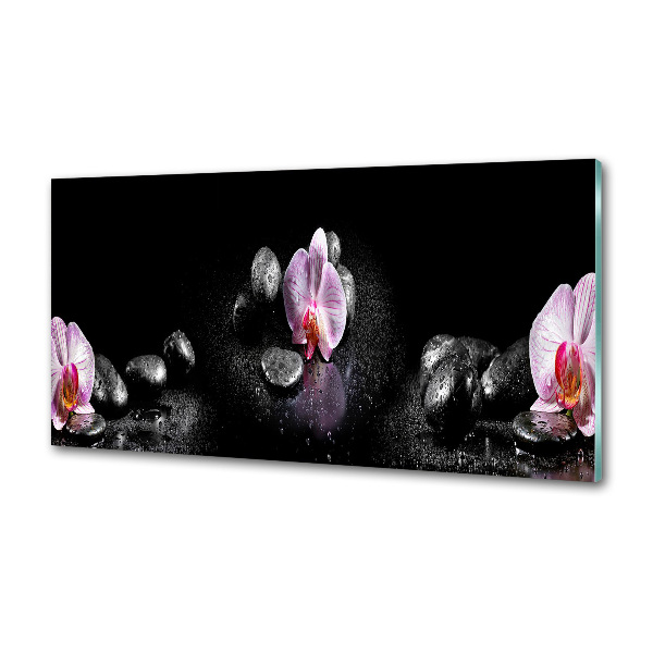 Spatplaat keuken Orchidee