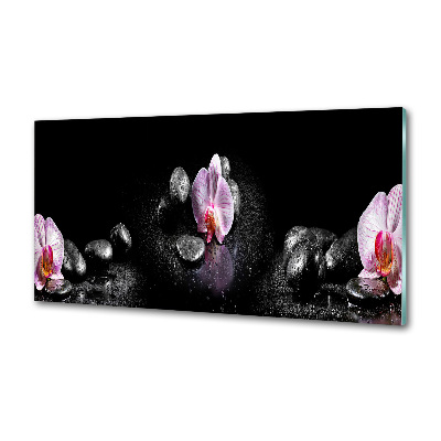 Spatplaat keuken Orchidee