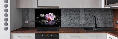Spatplaat keuken Orchidee