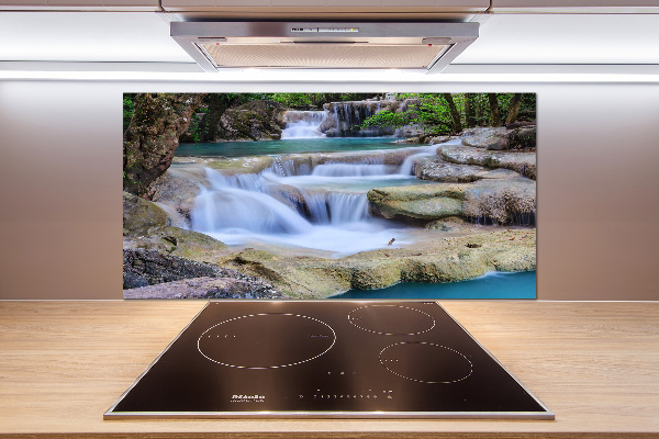 Panel do kuchni Kaskada w lesie