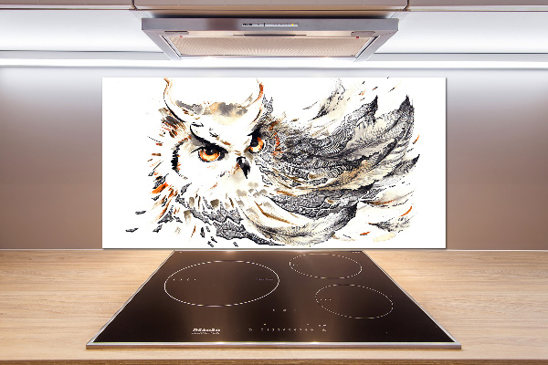 Spatplaat keuken Uil