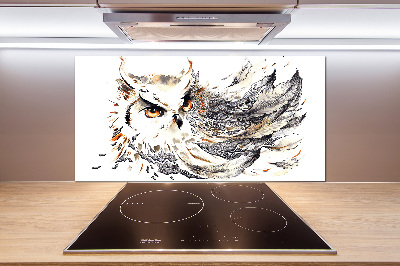 Spatplaat keuken Uil