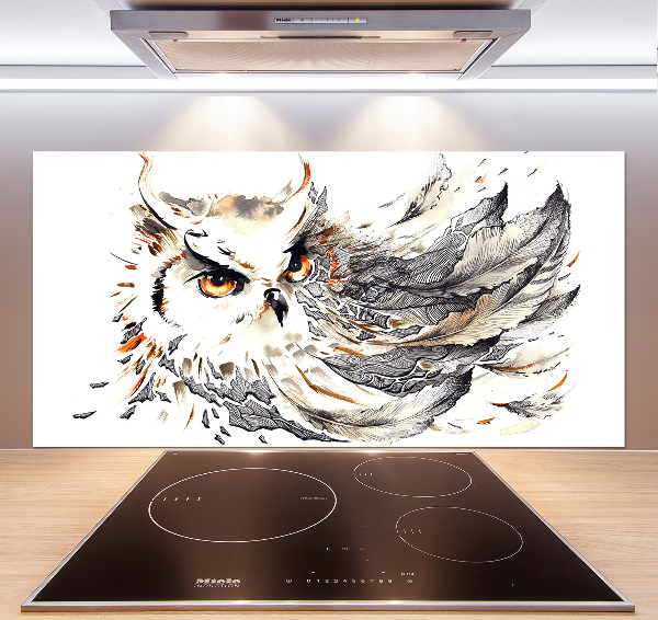 Spatplaat keuken Uil