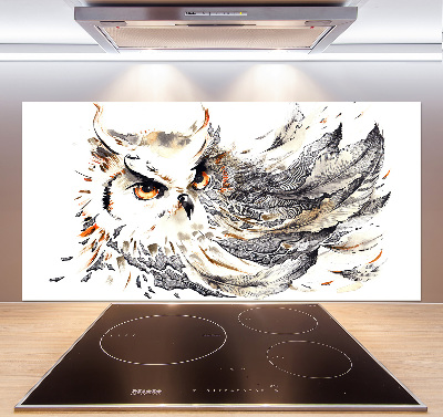 Spatplaat keuken Uil