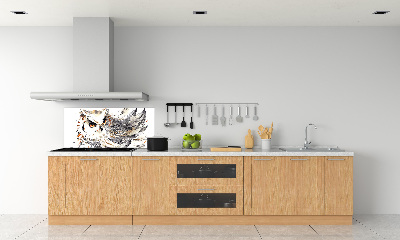 Spatplaat keuken Uil