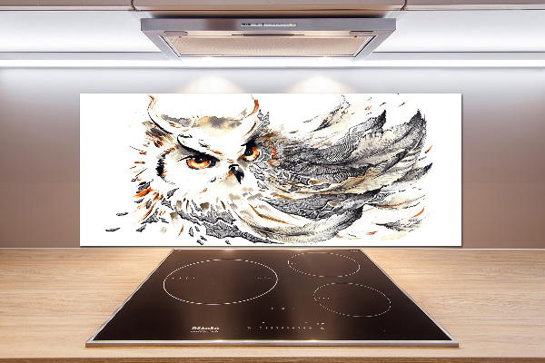 Spatplaat keuken Uil