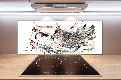 Spatplaat keuken Uil