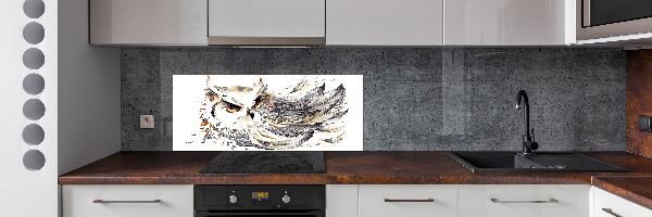 Spatplaat keuken Uil