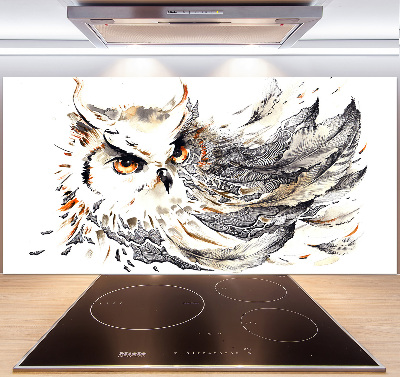 Spatplaat keuken Uil