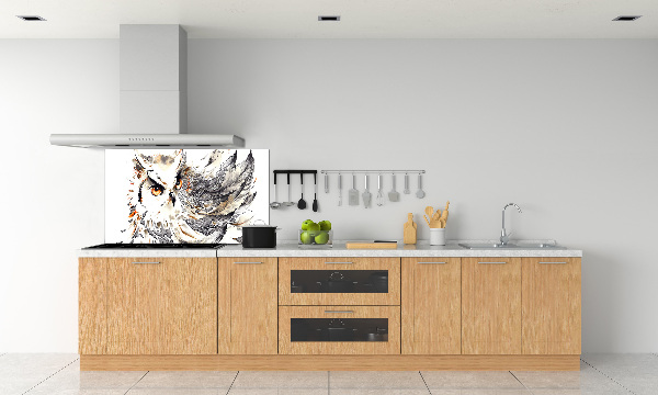 Spatplaat keuken Uil