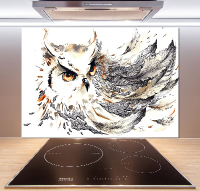 Spatplaat keuken Uil