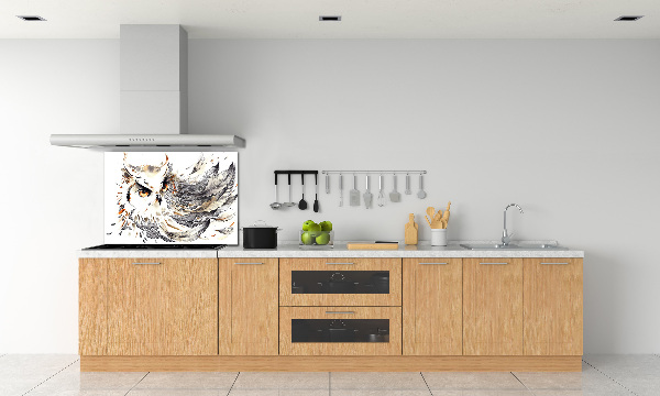 Spatplaat keuken Uil