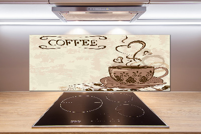 Achterwand keuken Aromatische koffie