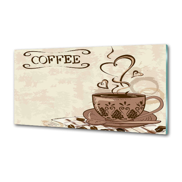 Achterwand keuken Aromatische koffie