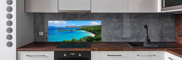 Keuken achterwand Maagdeneilanden