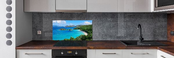 Keuken achterwand Maagdeneilanden