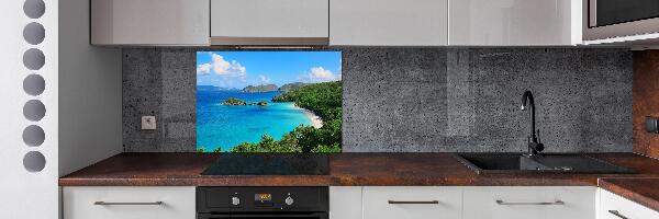 Keuken achterwand Maagdeneilanden