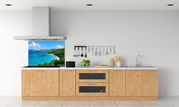 Keuken achterwand Maagdeneilanden