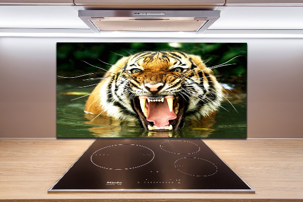 Keuken achterwand Brullende tijger