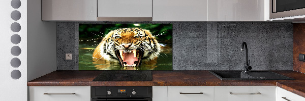 Keuken achterwand Brullende tijger