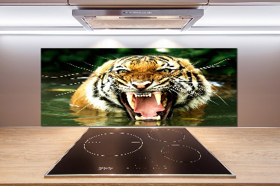 Keuken achterwand Brullende tijger