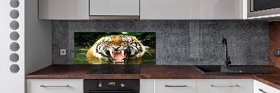 Keuken achterwand Brullende tijger