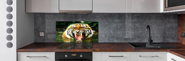 Keuken achterwand Brullende tijger