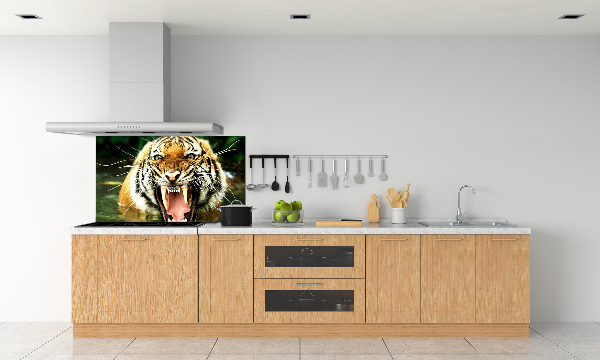 Keuken achterwand Brullende tijger