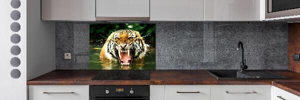 Keuken achterwand Brullende tijger