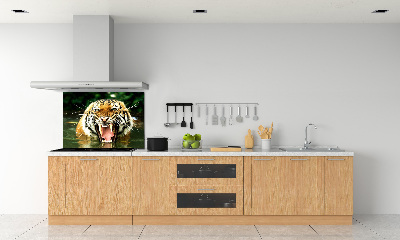 Keuken achterwand Brullende tijger