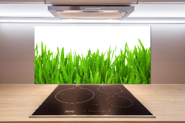 Achterwand keuken Gras