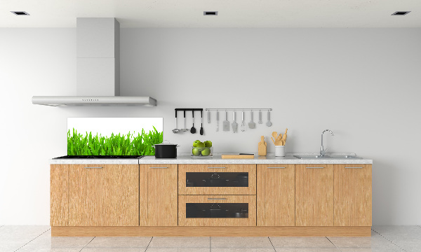 Achterwand keuken Gras