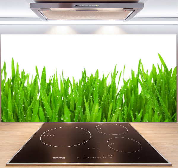Achterwand keuken Gras