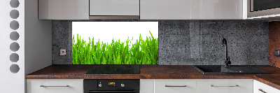 Achterwand keuken Gras
