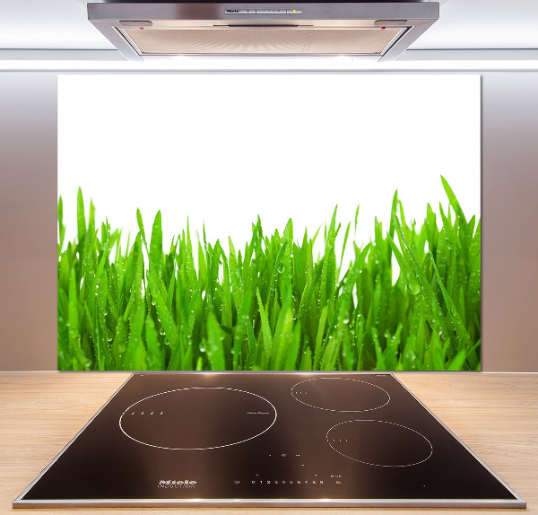 Achterwand keuken Gras